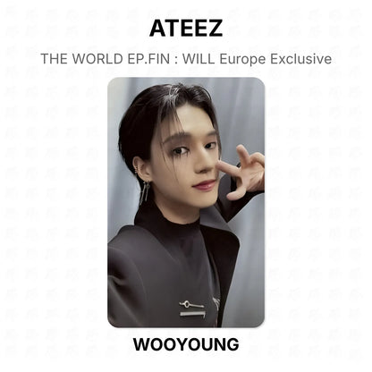 ATEEZ THE WORLD EP.FIN : WILL Europe Exclusive Official Photocard