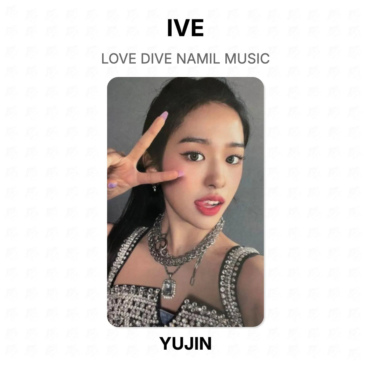 IVE LOVE DIVE NAMIL MUSIC Official Photocard