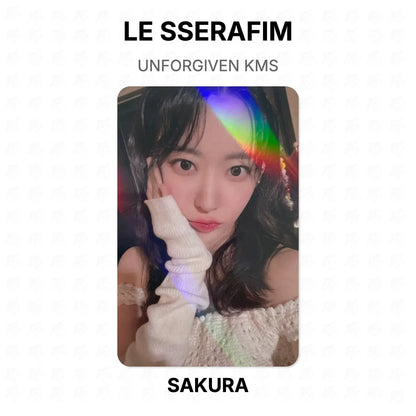 LE SSERAFIM UNFORGIVEN KMS Official Photocard