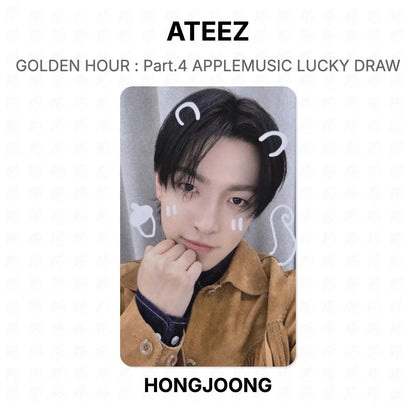 ATEEZ GOLDEN HOUR : Part.4 APPLEMUSIC LUCKY DRAW Official Photocard