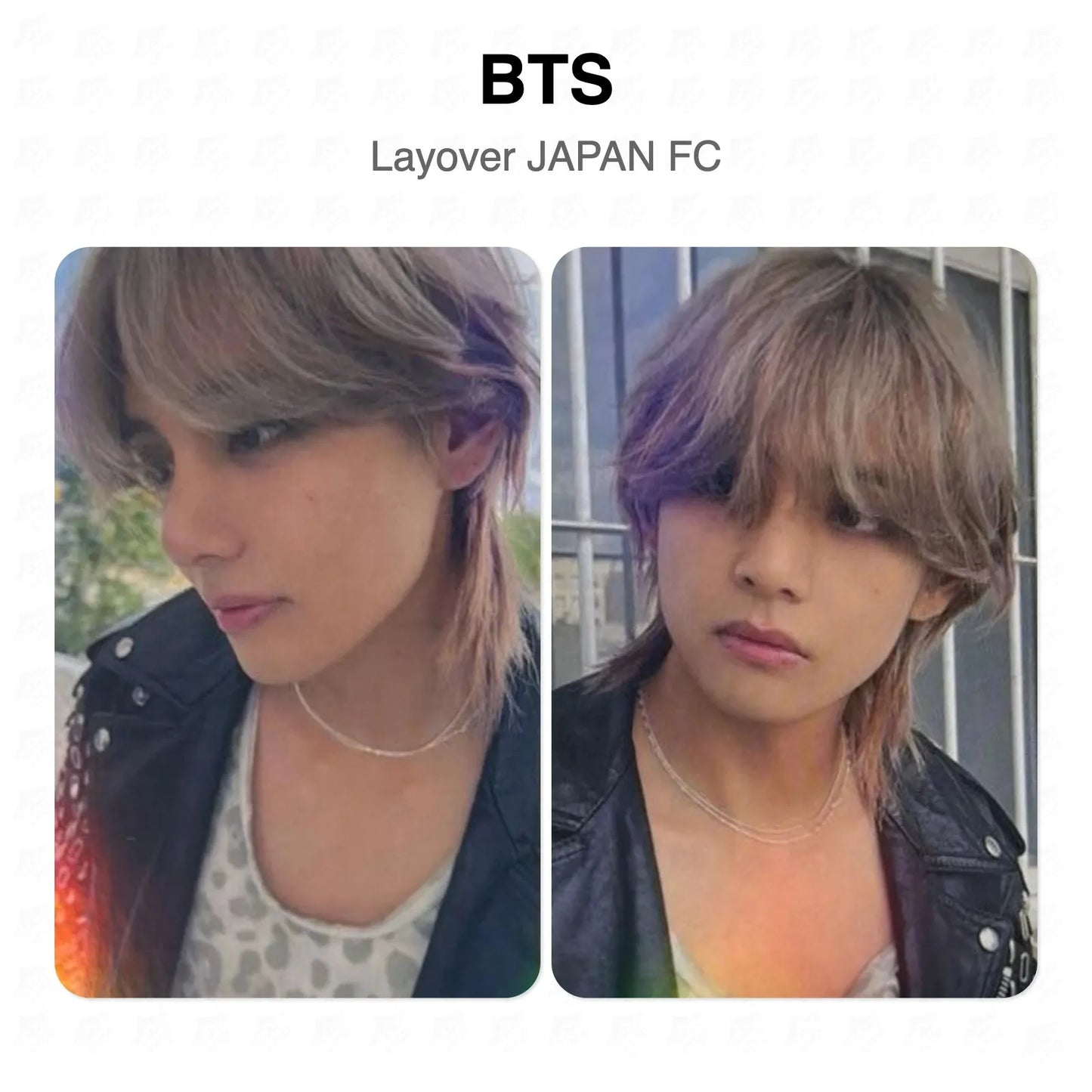 BTS Layover JAPAN FC Official Photocard
