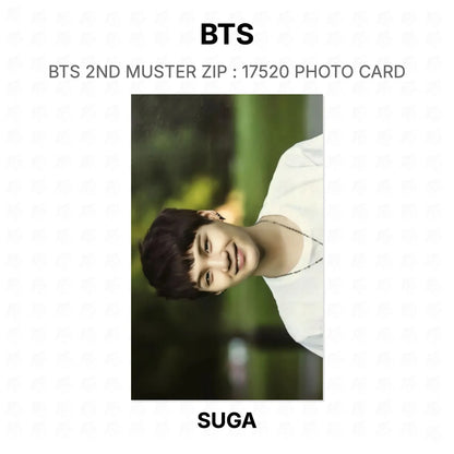 BTS 2ND MUSTER ZIP : 17520 PHOTO CARD Official Photocard