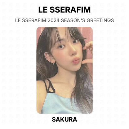 LE SSERAFIM 2024 SEASON'S GREETINGS Official Photocard