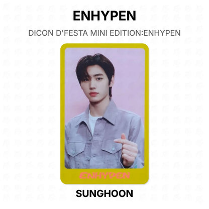 ENHYPEN DICON D'FESTA MINI EDITION:ENHYPEN Official Photocard