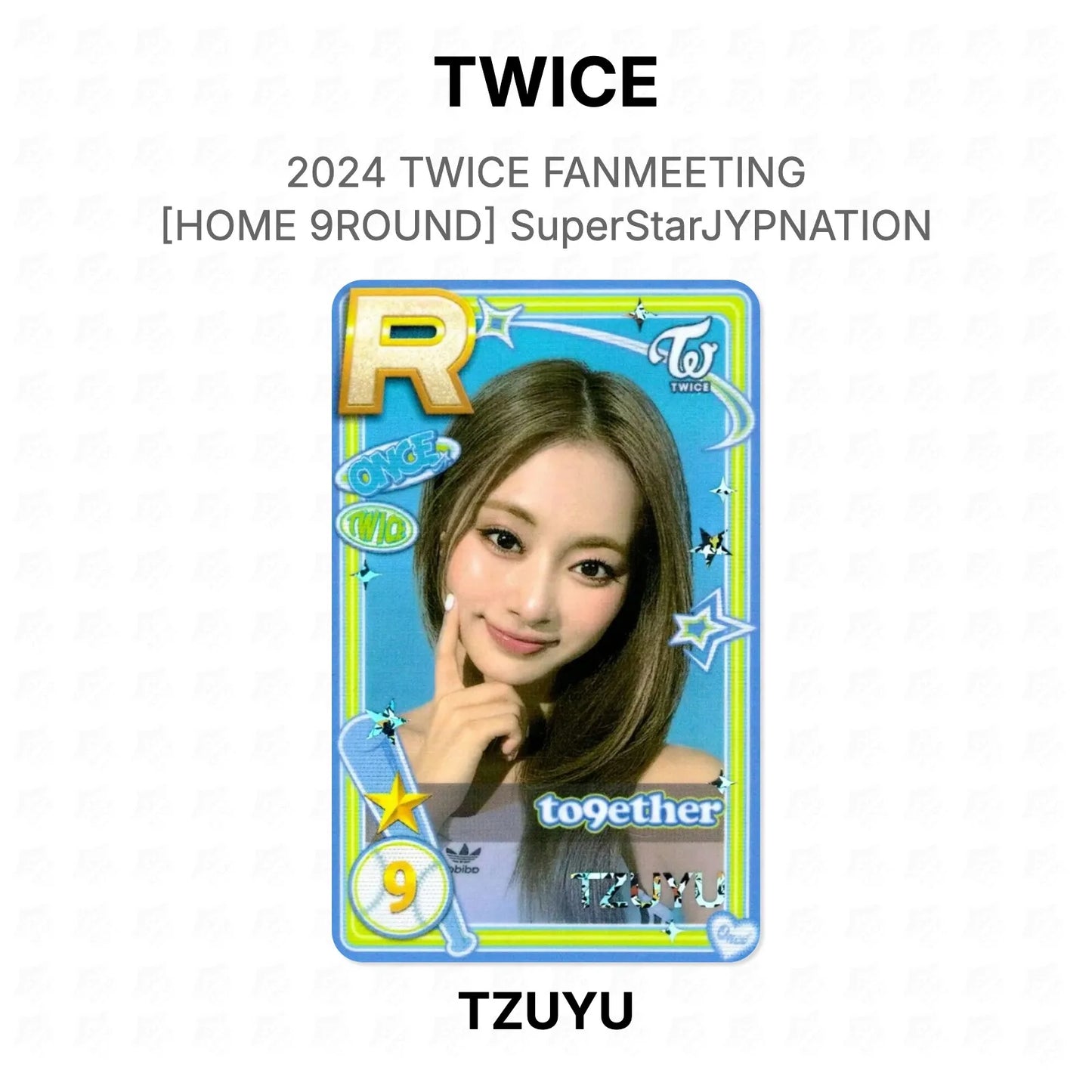 TWICE 2024 TWICE FANMEETING [HOME 9ROUND] SuperStarJYPNATION Official Photocard