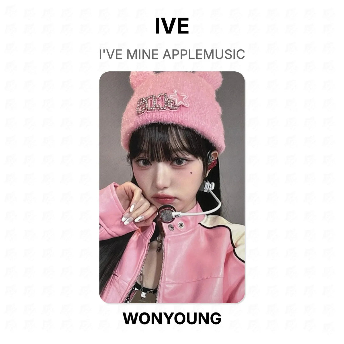 IVE I'VE MINE APPLEMUSIC Official Photocard