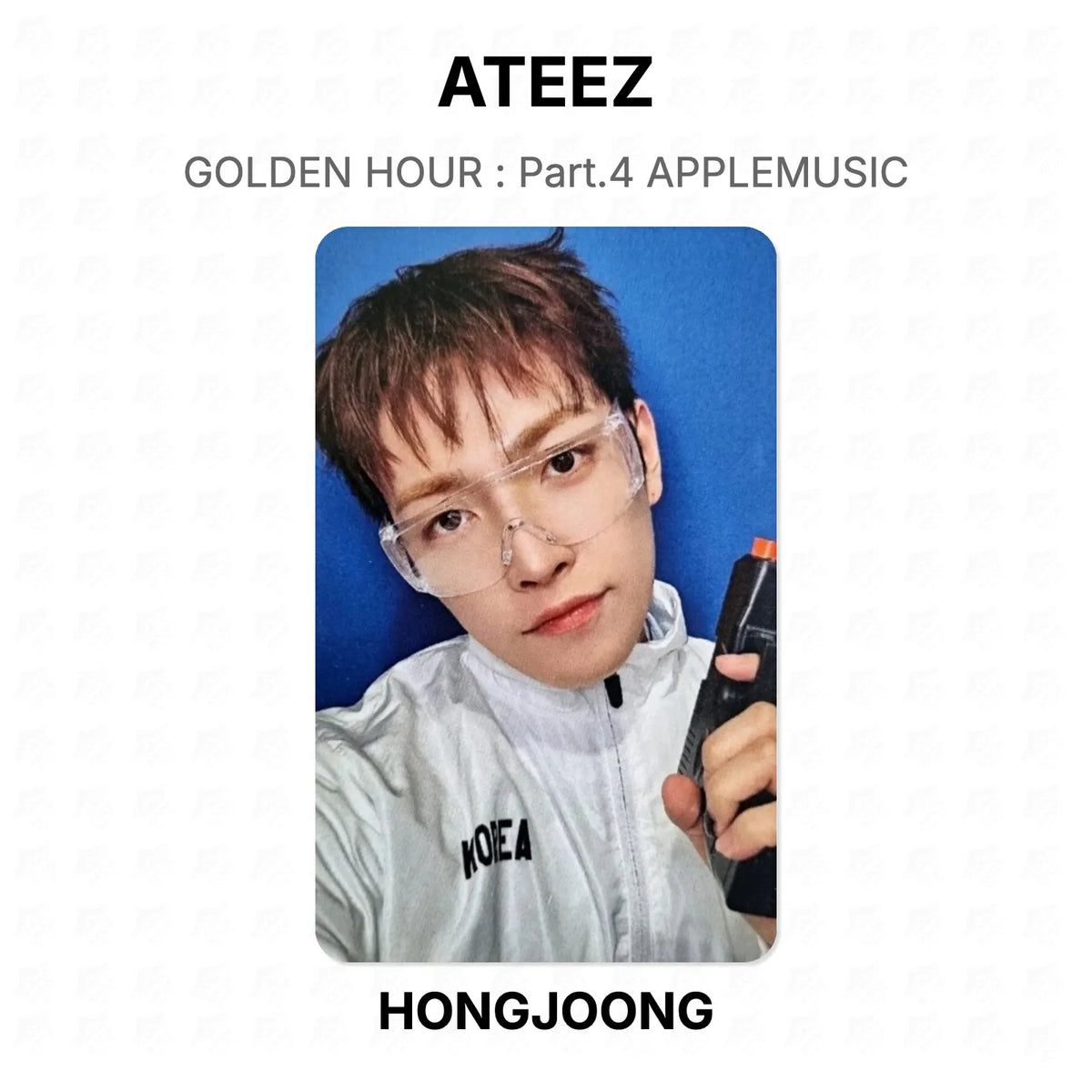 ATEEZ GOLDEN HOUR : Part.4 APPLEMUSIC Official Photocard
