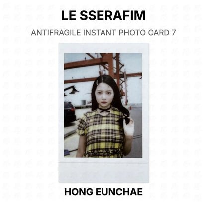 LE SSERAFIM ANTIFRAGILE INSTANT PHOTO CARD 7 Official Photocard