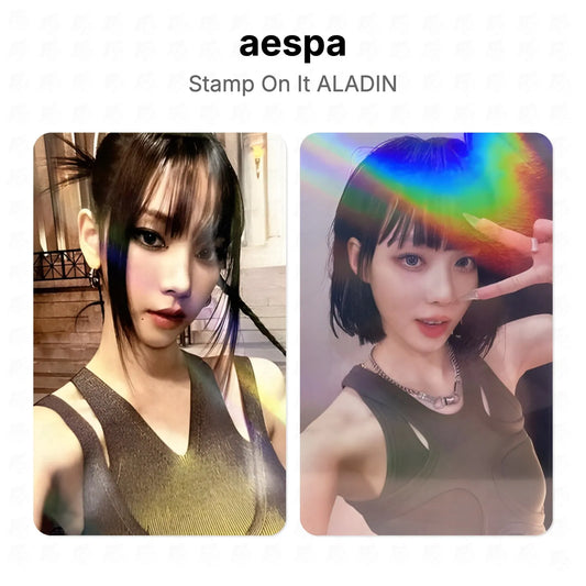 aespa Stamp On It ALADIN Official Photocard