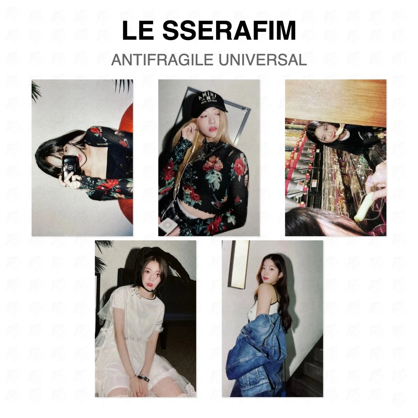 LE SSERAFIM ANTIFRAGILE UNIVERSAL Official Photocard