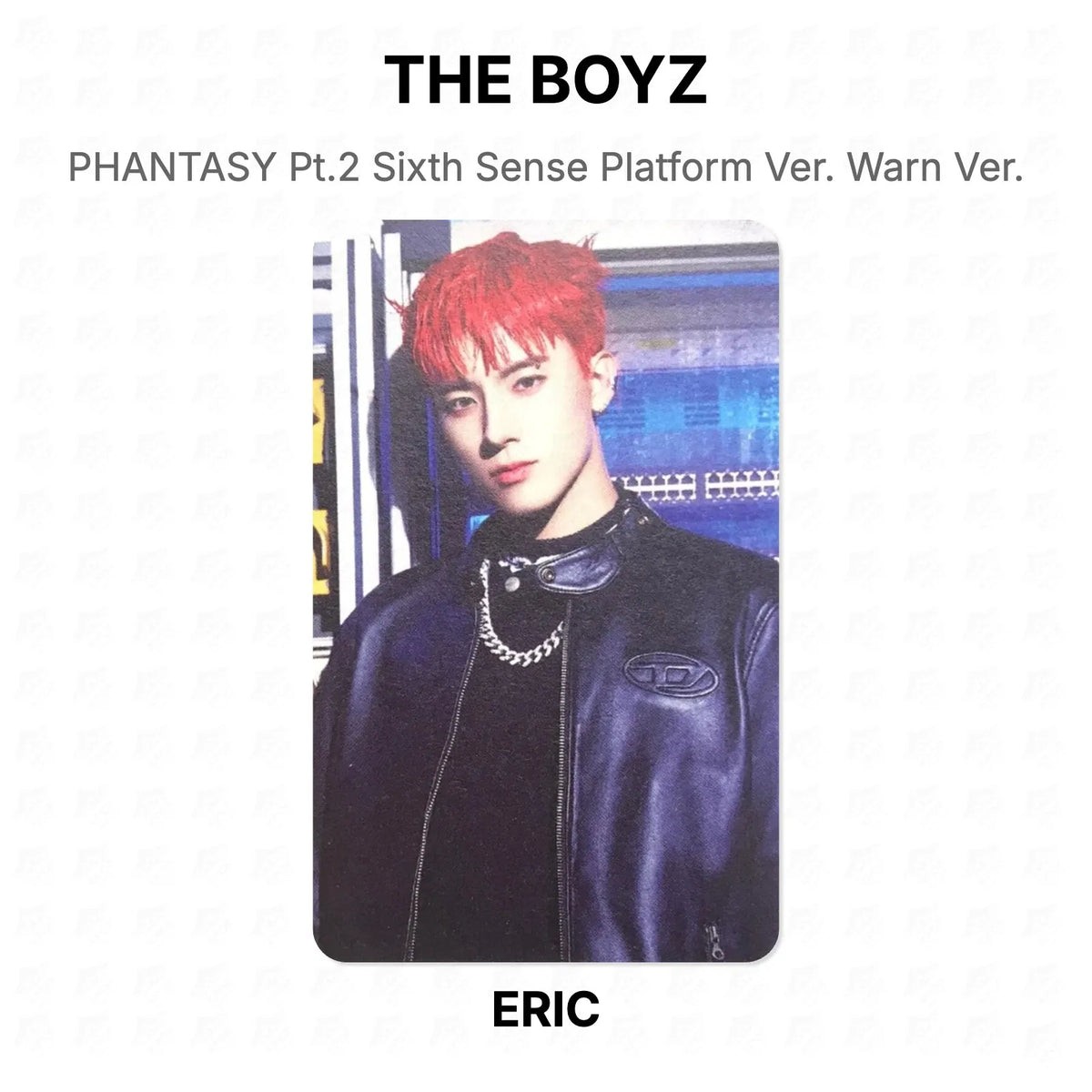THE BOYZ PHANTASY Pt.2 Sixth Sense Platform Ver. Warn Ver. Official Photocard