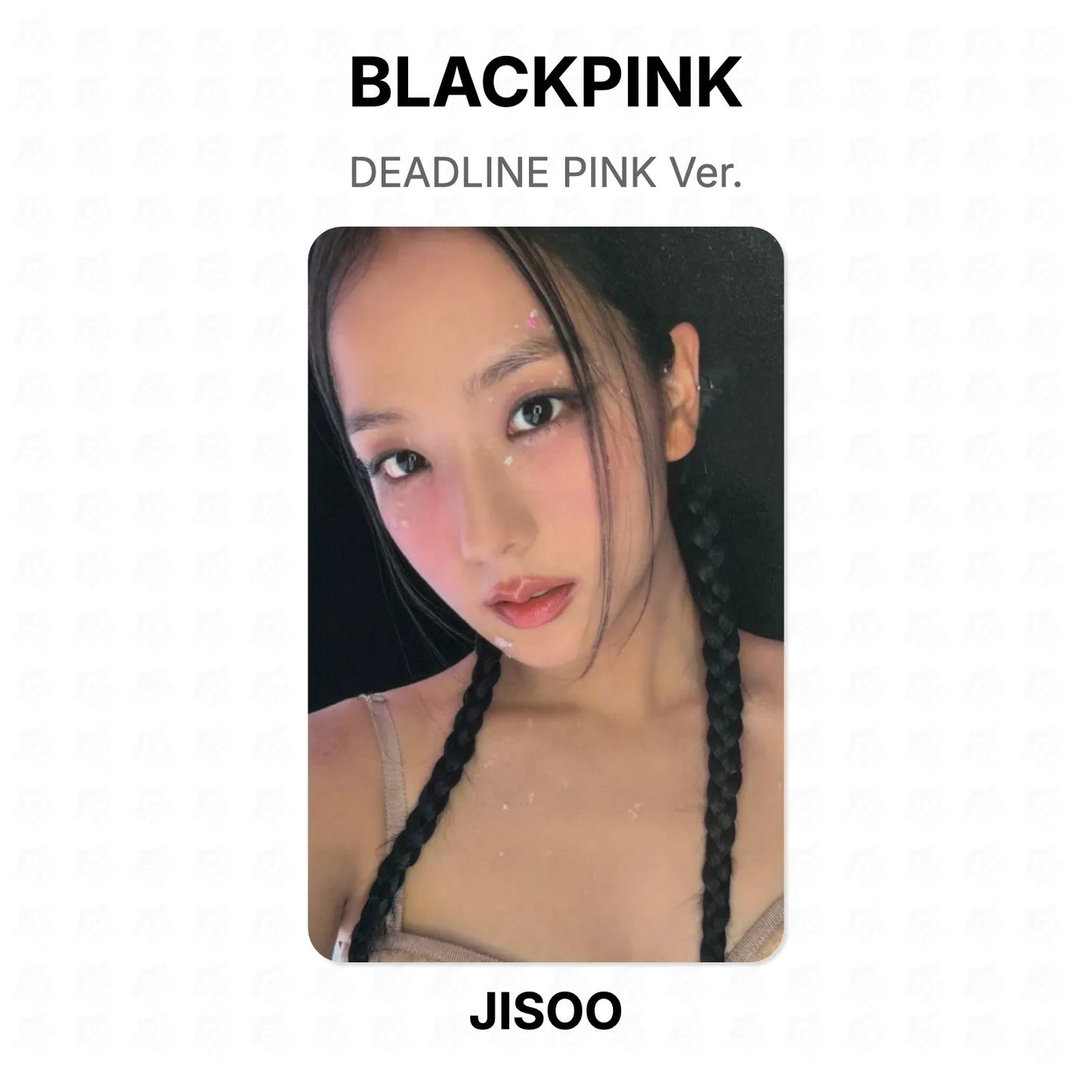 BLACKPINK DEADLINE PINK Ver. Official Photocard