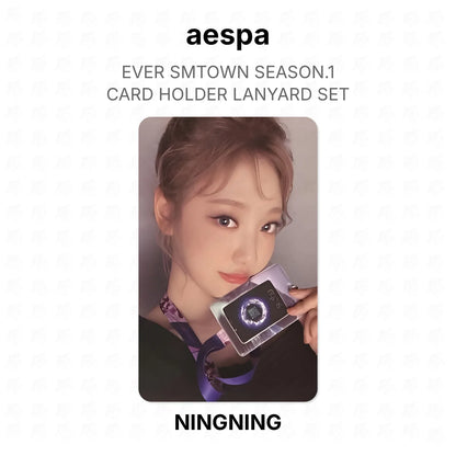 aespa EVER SMTOWN SEASON.1 CARD HOLDER LANYARD SET Official Photocard