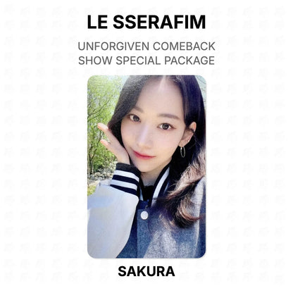 LE SSERAFIM UNFORGIVEN COMEBACK SHOW SPECIAL PACKAGE Official Photocard