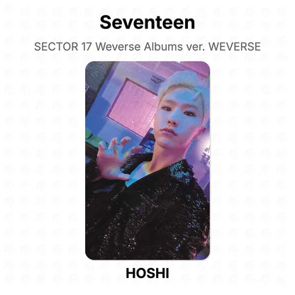Seventeen SECTOR 17 Weverse Albums ver. WEVERSE Official Photocard