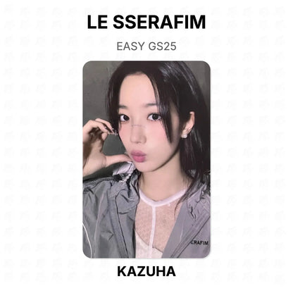 LE SSERAFIM EASY GS25 Official Photocard