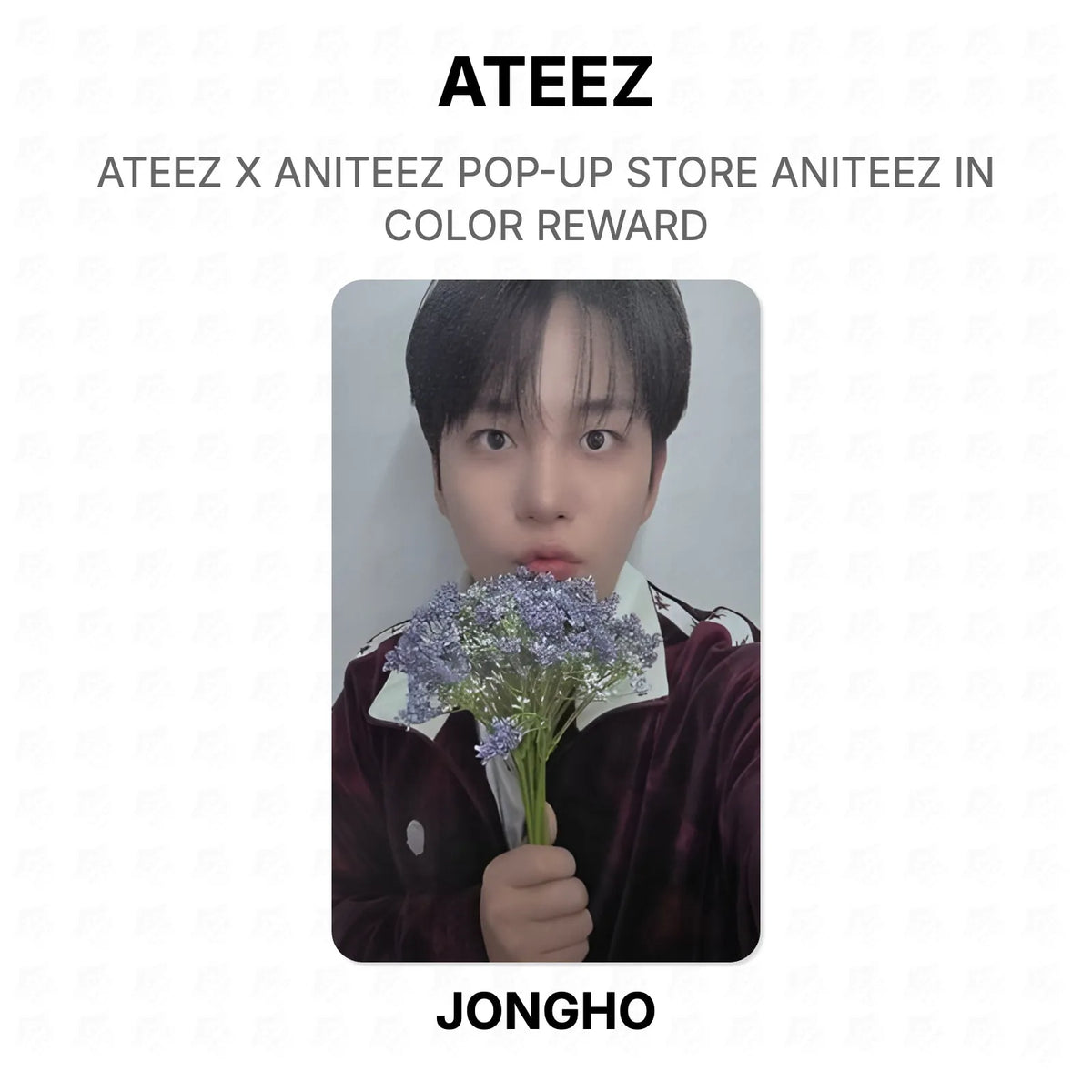 ATEEZ X ANITEEZ POP-UP STORE ANITEEZ IN COLOR REWARD Official Photocard