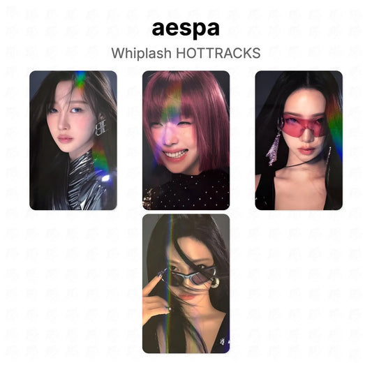 aespa Whiplash HOTTRACKS Official Photocard