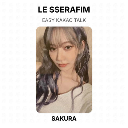 LE SSERAFIM EASY KAKAO TALK Official Photocard