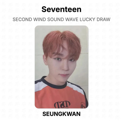Seventeen SECOND WIND SOUND WAVE LUCKY DRAW Official Photocard