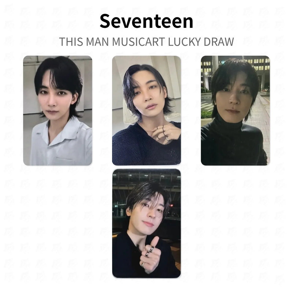 Seventeen THIS MAN MUSICART LUCKY DRAW Official Photocard