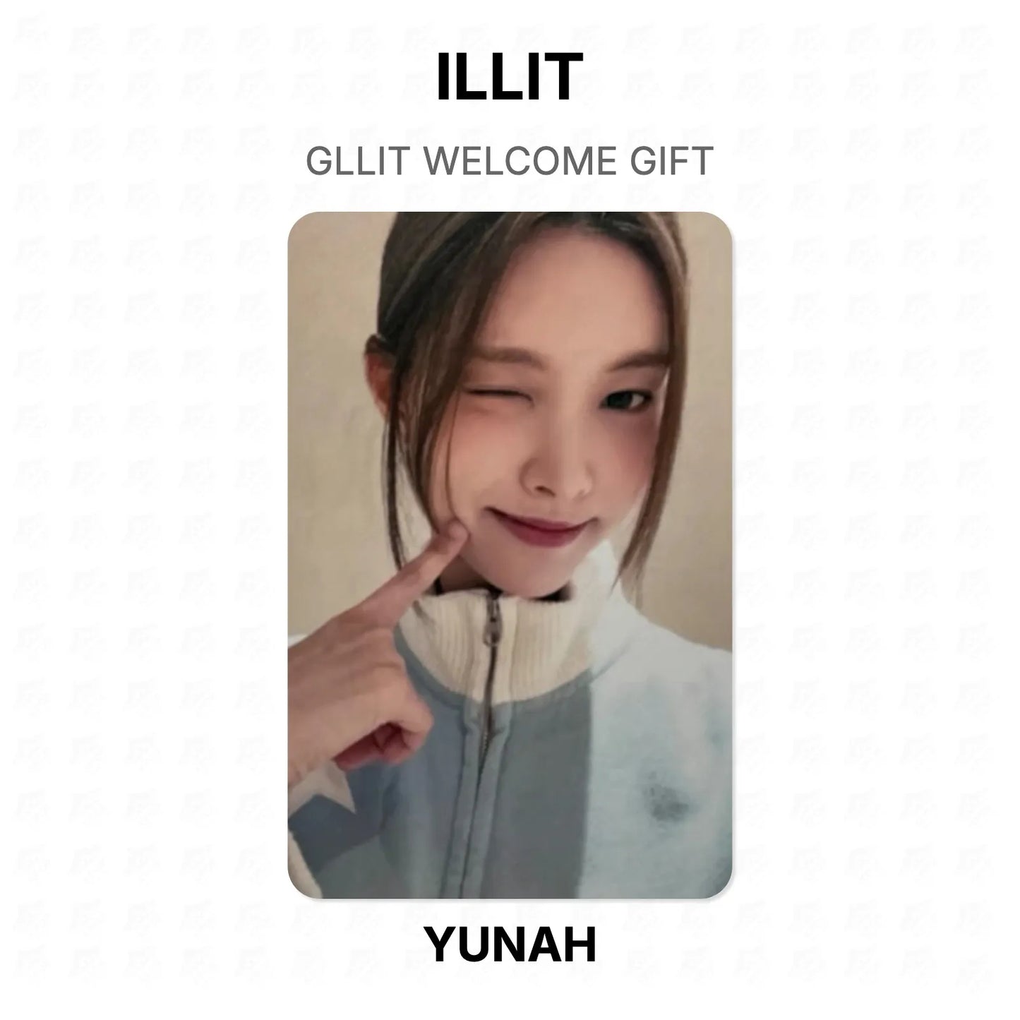 ILLIT GLLIT WELCOME GIFT Official Photocard