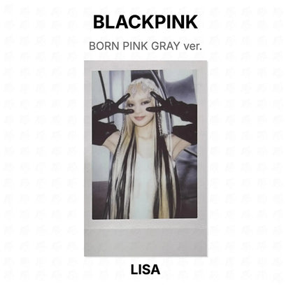 BLACKPINK BORN PINK GRAY ver. Official Photocard