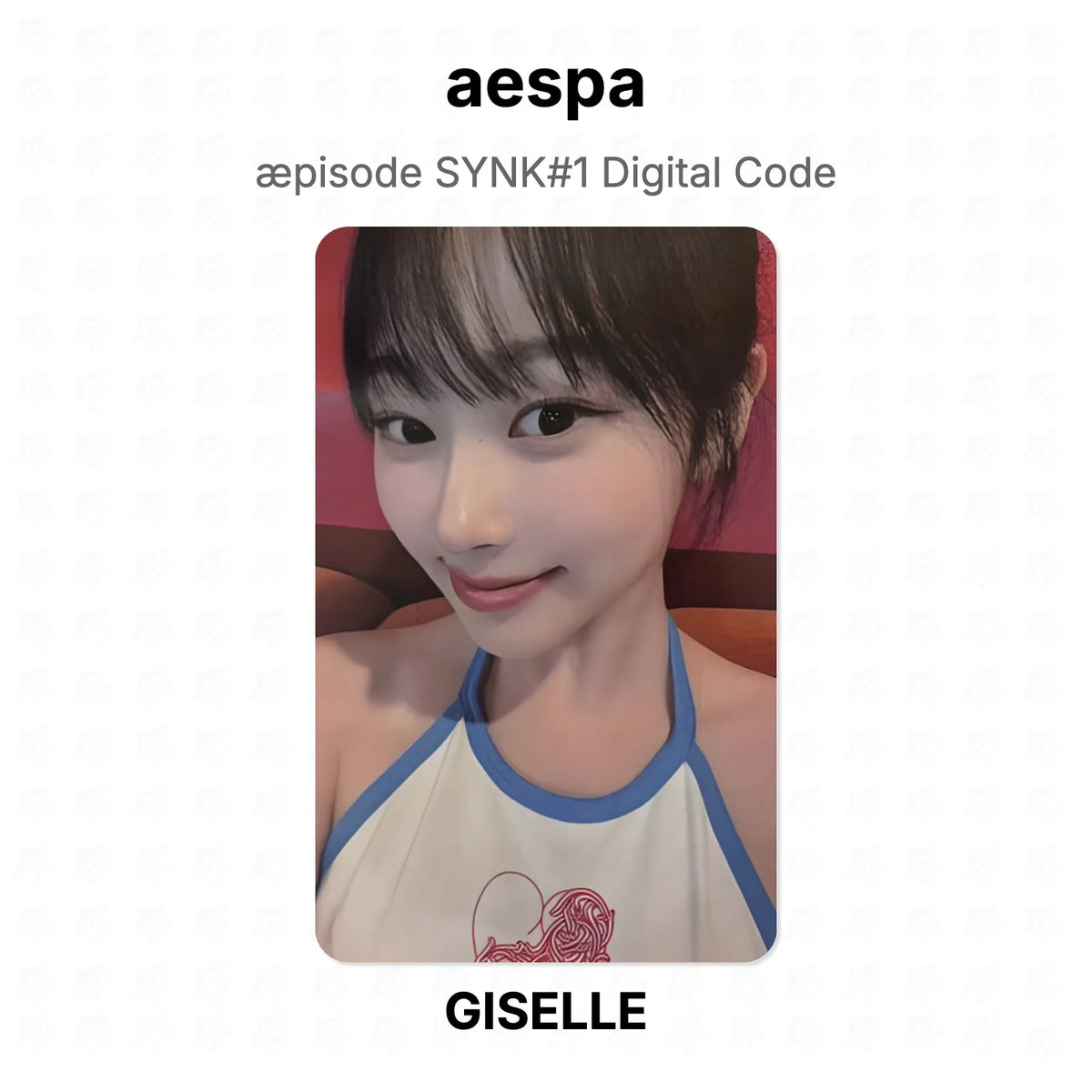 aespa æpisode SYNK#1 Digital Code Official Photocard