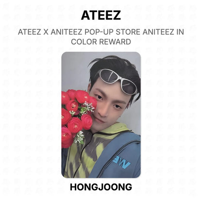 ATEEZ X ANITEEZ POP-UP STORE ANITEEZ IN COLOR REWARD Official Photocard