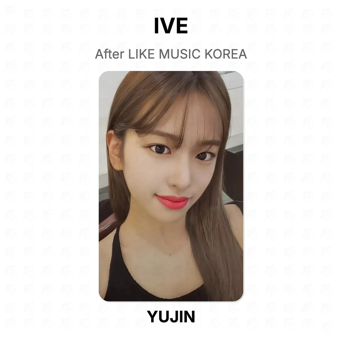 IVE After LIKE MUSIC KOREA Official Photocard