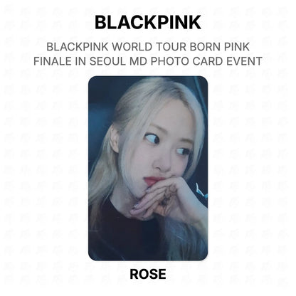 BLACKPINK WORLD TOUR BORN PINK FINALE IN SEOUL MD PHOTO CARD EVENT Official Photocard