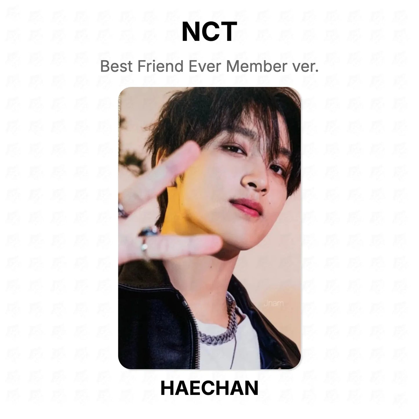 NCT Best Friend Ever Member ver. Official Photocard