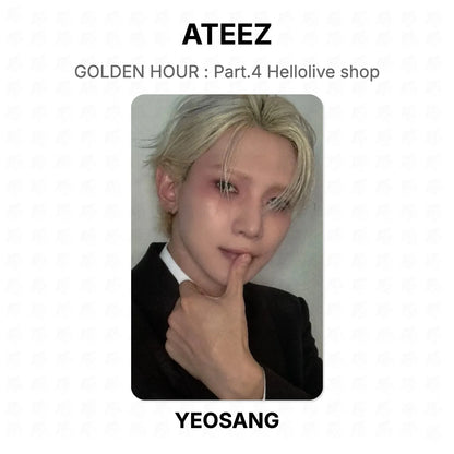 ATEEZ GOLDEN HOUR : Part.4 Hellolive shop Official Photocard