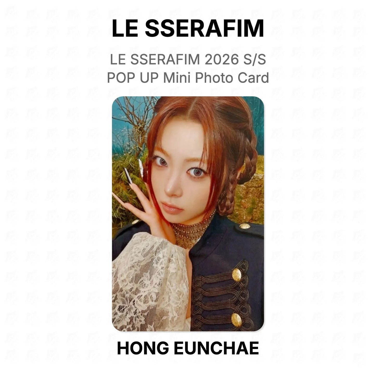LE SSERAFIM 2026 S/S POP UP Mini Photo Card Official Photocard