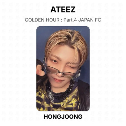ATEEZ GOLDEN HOUR : Part.4 JAPAN FC Official Photocard