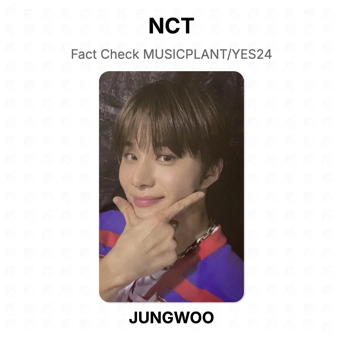 NCT Fact Check MUSICPLANT/YES24 Official Photocard