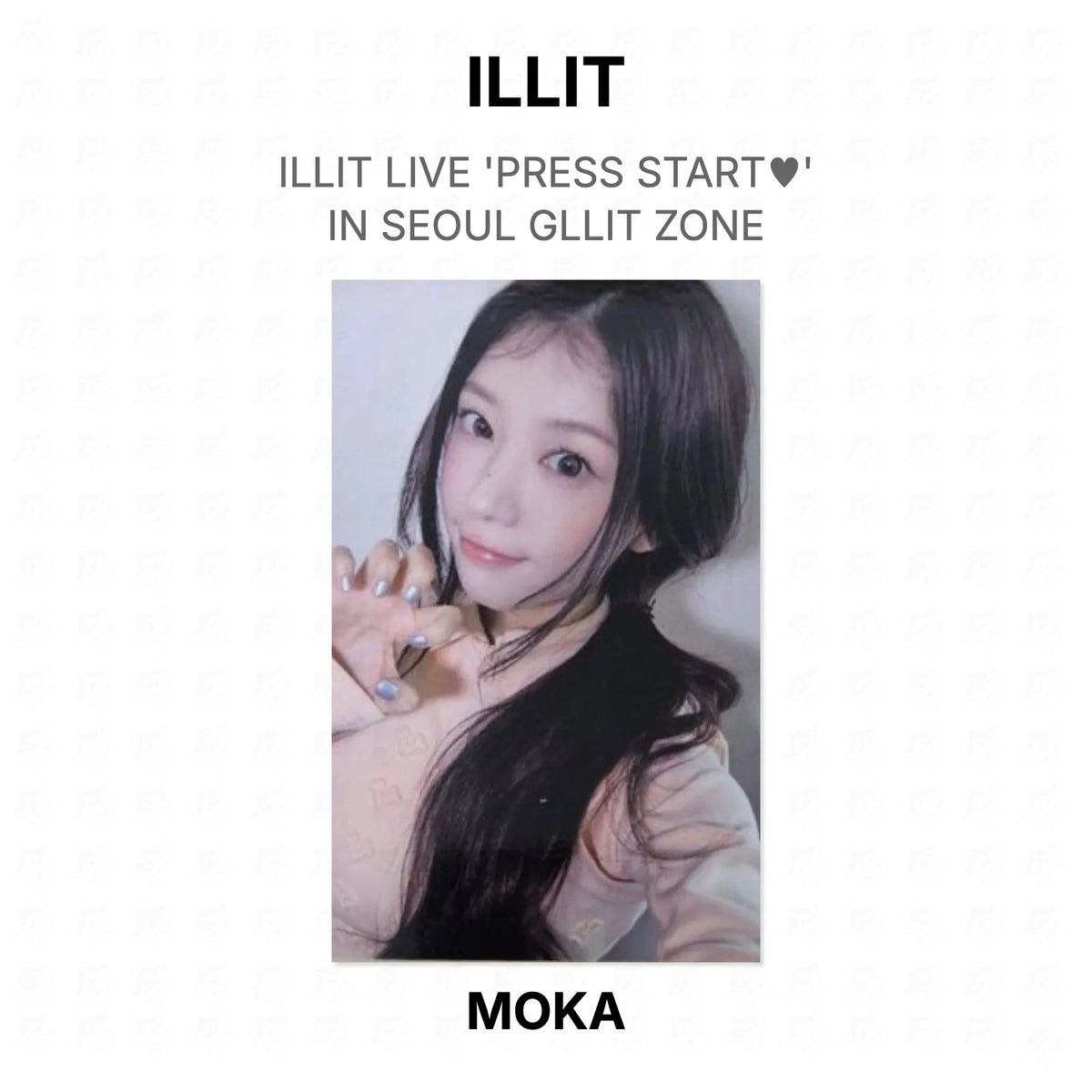 ILLIT LIVE 'PRESS START♥︎' IN SEOUL GLLIT ZONE Official Photocard