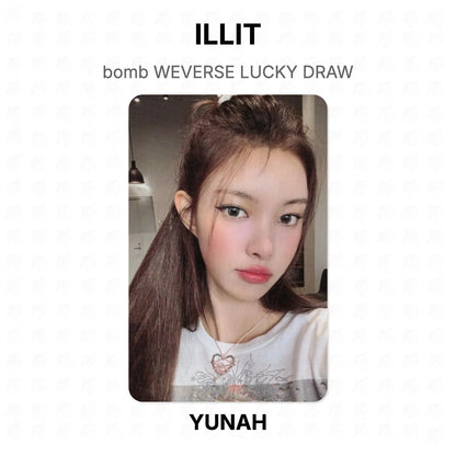 ILLIT bomb WEVERSE LUCKY DRAW Official Photocard