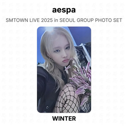 aespa SMTOWN LIVE 2025 in SEOUL GROUP PHOTO SET Official Photocard