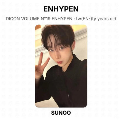 ENHYPEN DICON VOLUME N°19 ENHYPEN : tw(EN-)ty years old Official Photocard