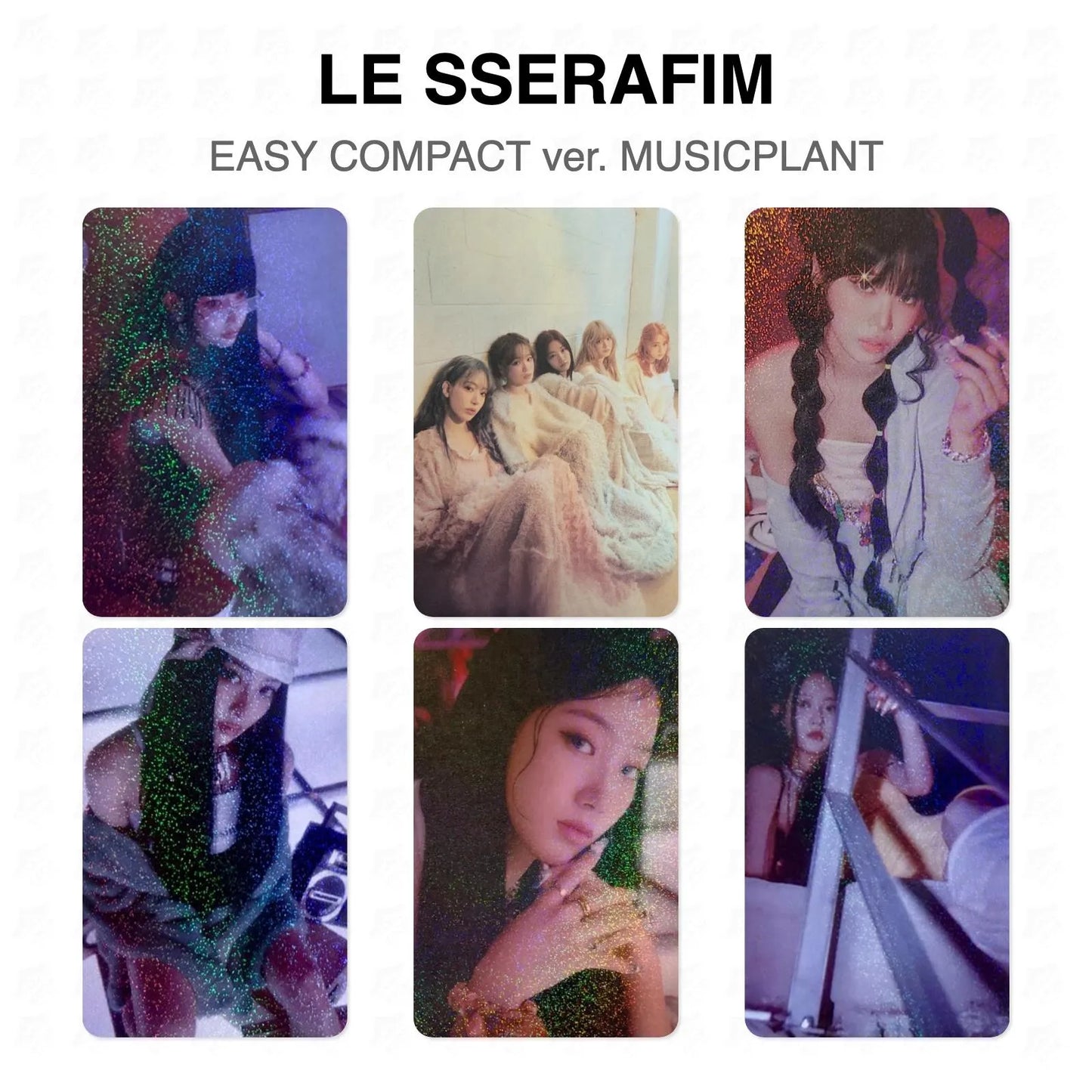 LE SSERAFIM EASY COMPACT ver. MUSICPLANT Official Photocard