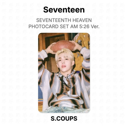 Seventeen SEVENTEENTH HEAVEN PHOTOCARD SET AM 5:26 Ver. Official Photocard