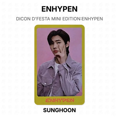 ENHYPEN DICON D'FESTA MINI EDITION:ENHYPEN Official Photocard