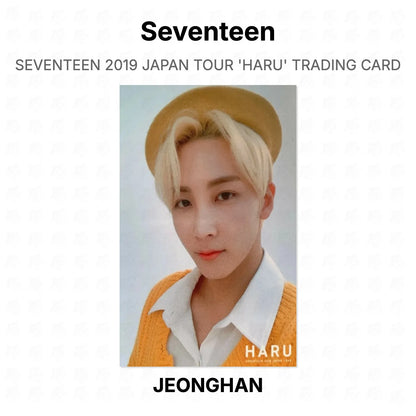 Seventeen 2019 JAPAN TOUR 'HARU' TRADING CARD Official Photocard