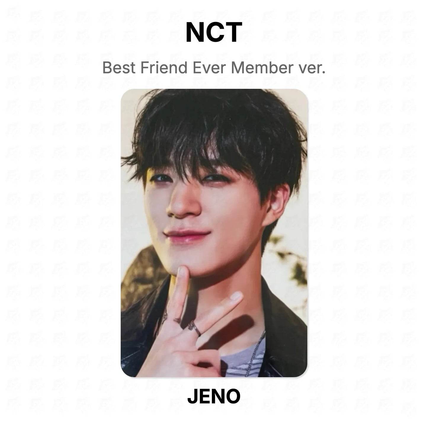 NCT Best Friend Ever Member ver. Official Photocard