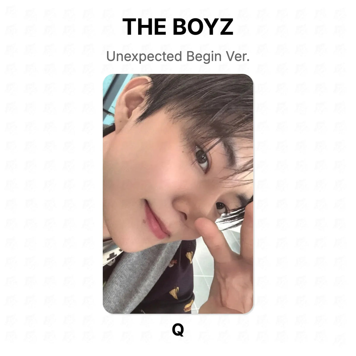 THE BOYZ Unexpected Begin Ver. Official Photocard