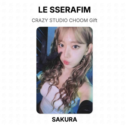 LE SSERAFIM CRAZY STUDIO CHOOM Gift Official Photocard