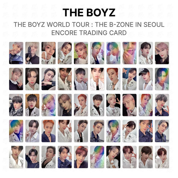 THE BOYZ WORLD TOUR : THE B-ZONE IN SEOUL ENCORE TRADING CARD Official Photocard