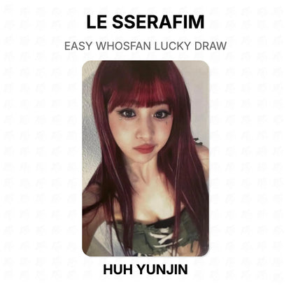 LE SSERAFIM EASY WHOSFAN LUCKY DRAW Official Photocard