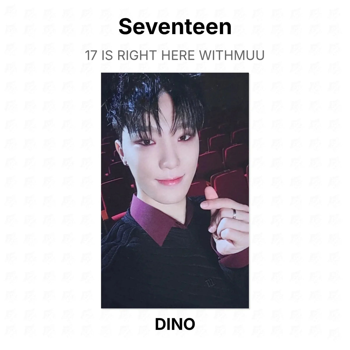 Seventeen 17 IS RIGHT HERE WITHMUU Official Photocard